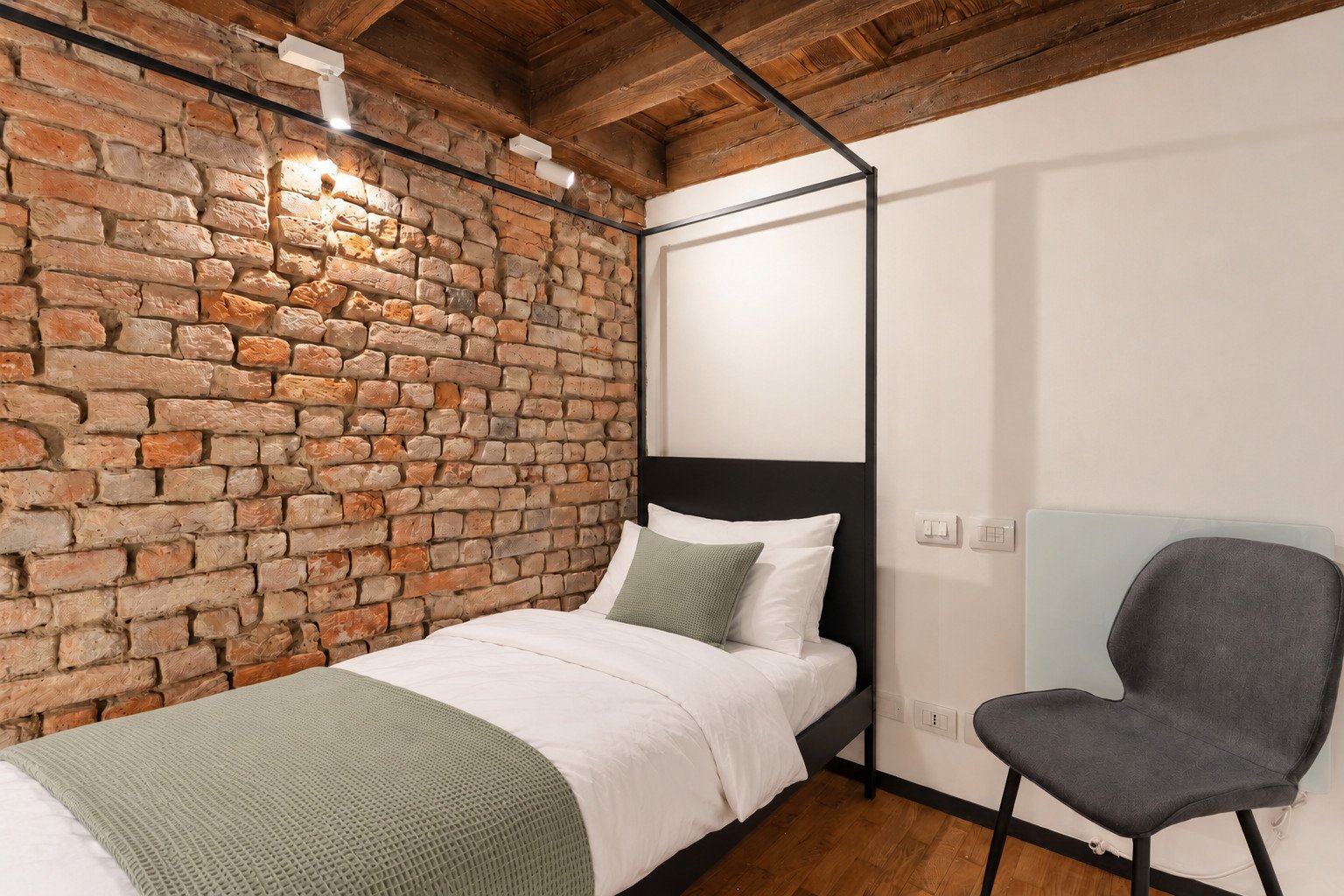 Casa Gio Ponti — il letto della seconda camera